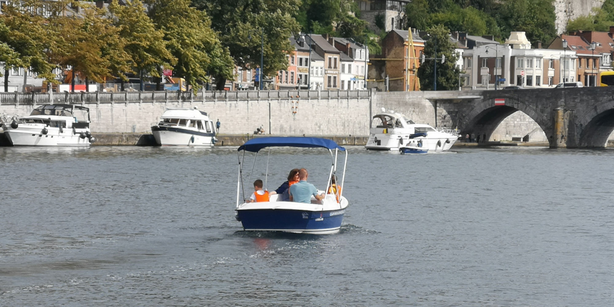 Les Capitaineries de Namur - Bateau sans permis