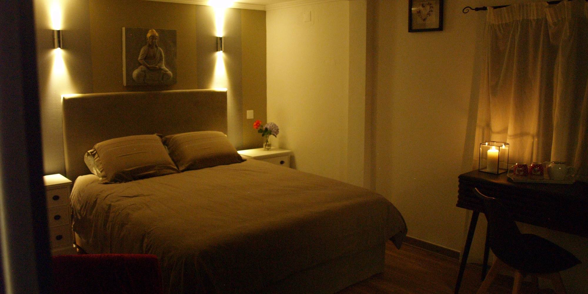 Chambre Bouddha romantique