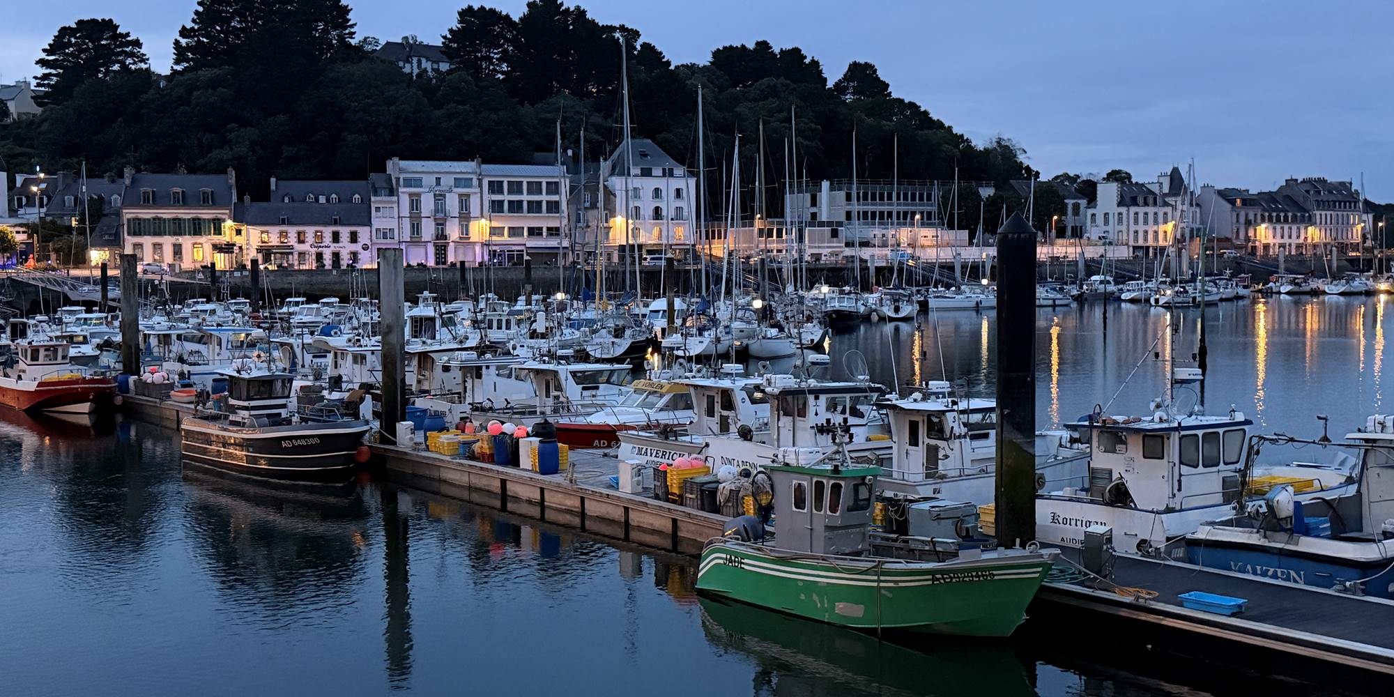 vue port nuit