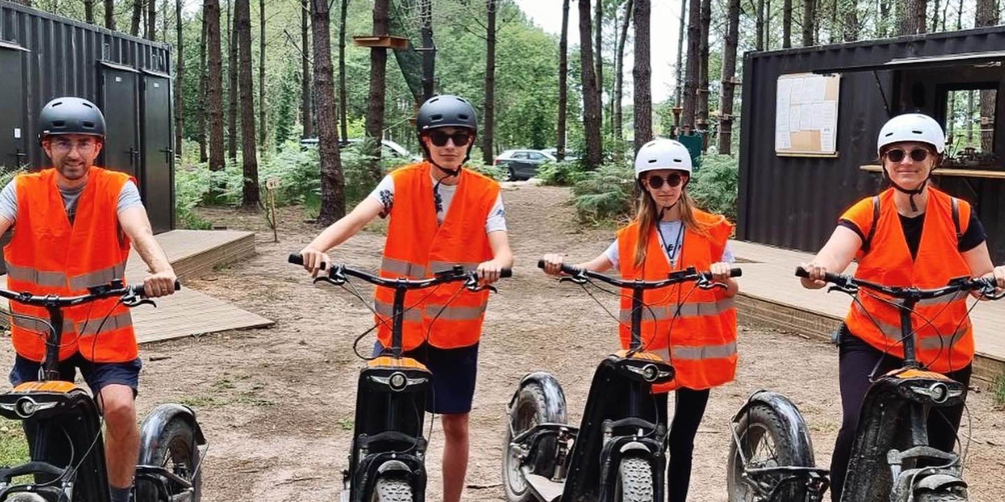 Un moment de liberté en trottinette tout terrain