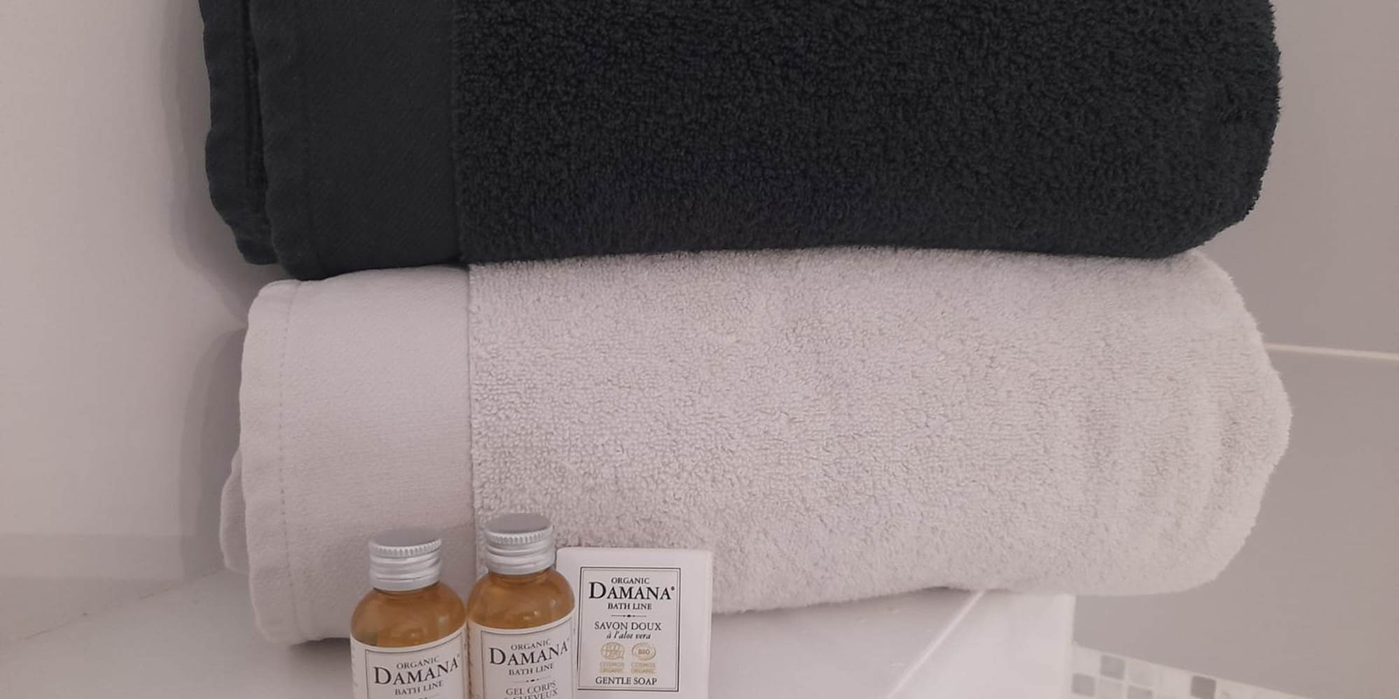 linge et produits de toilette