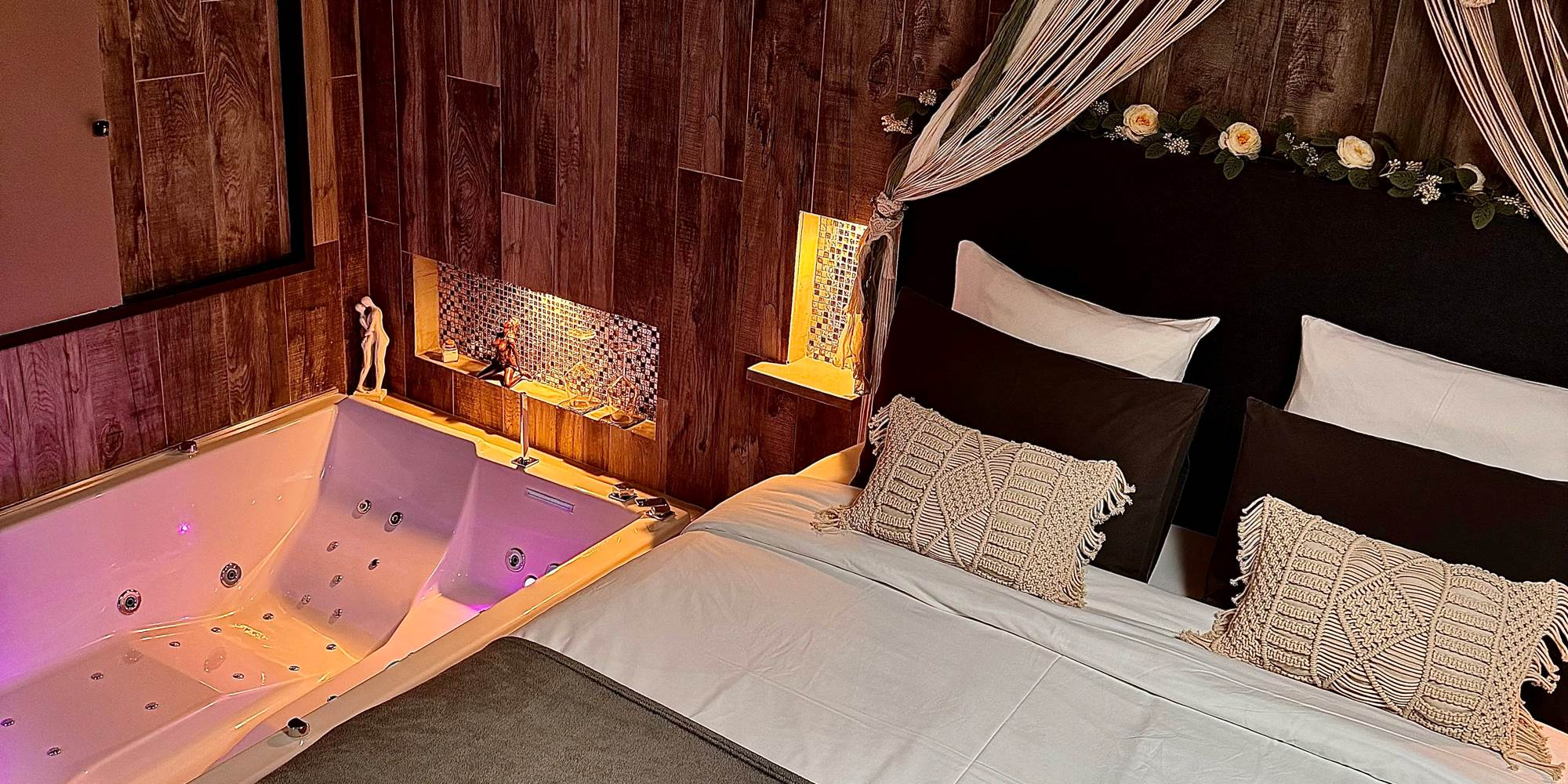 jacuzzi dans la chambre