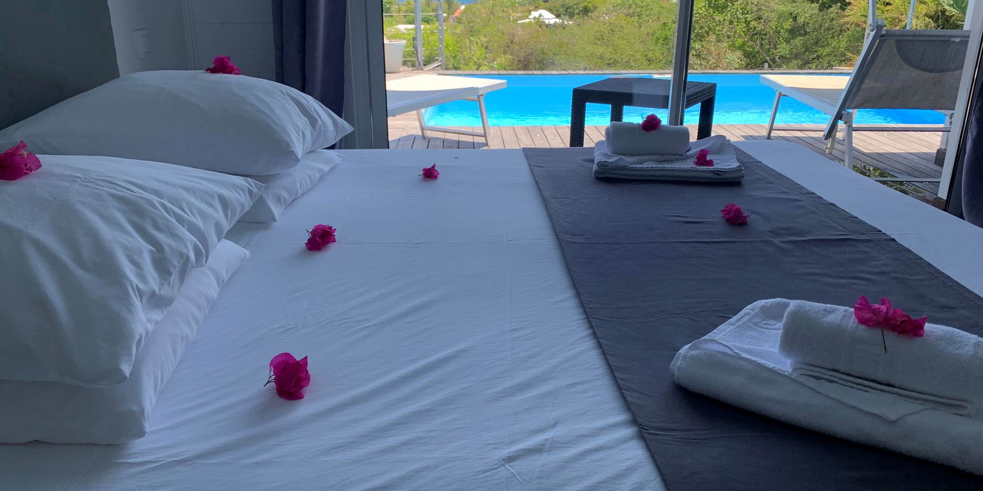 La vue au réveil de votre lit...