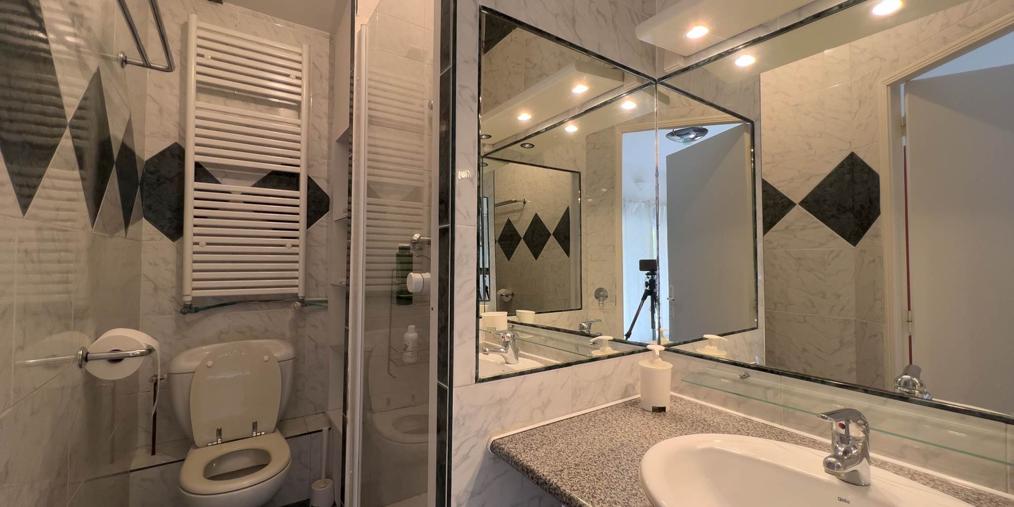 Salle de bain du gite Fontessante