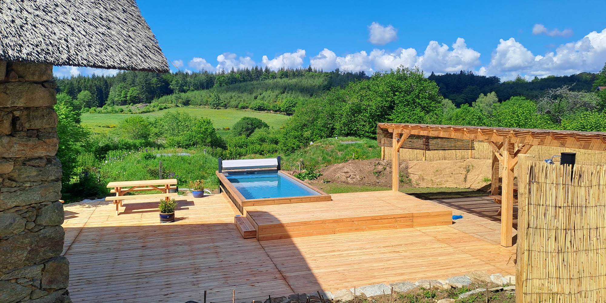 terrasse piscine pergola
