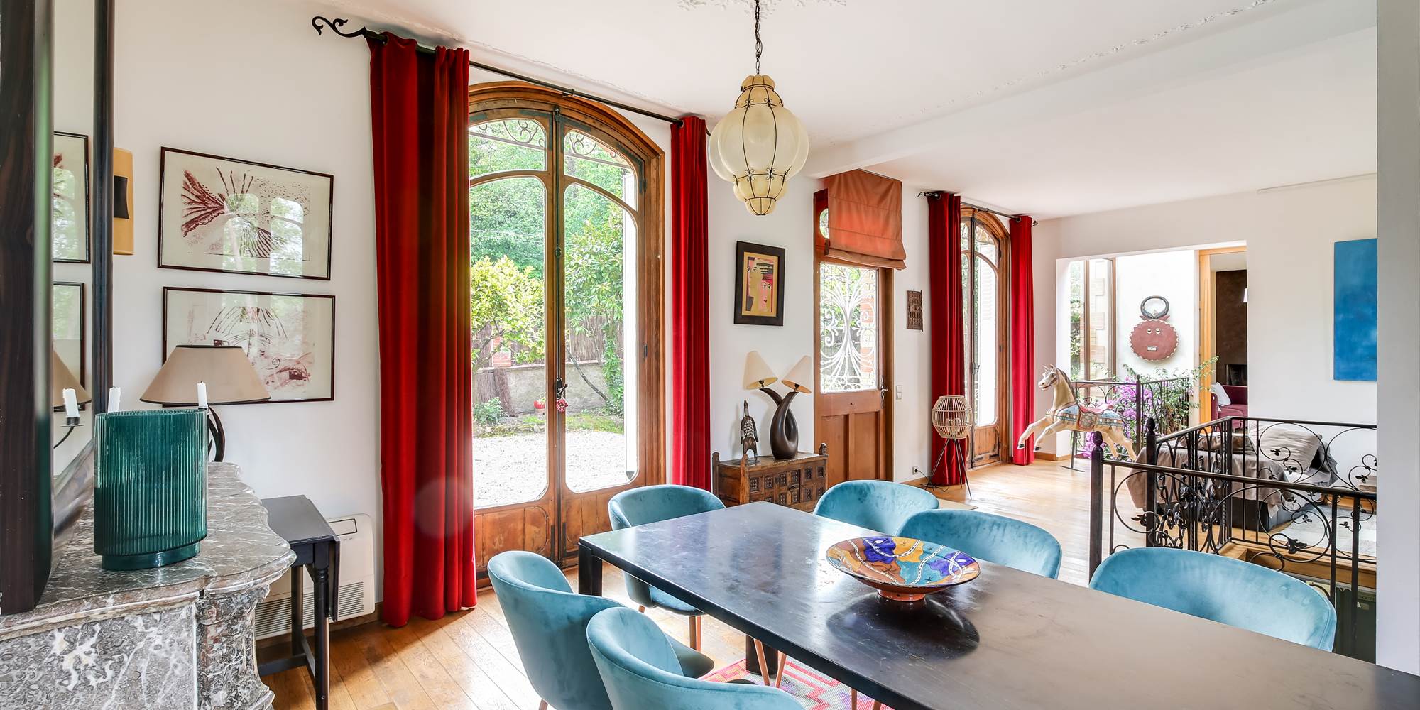 le salon-salle à manger