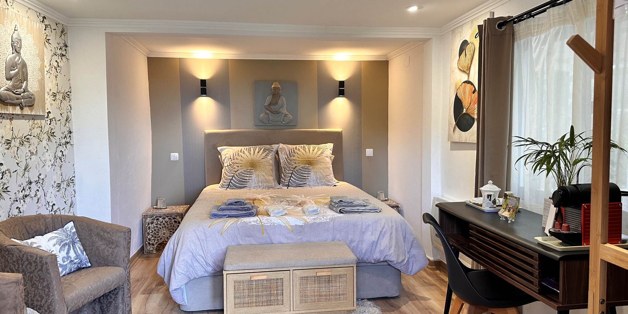 Chambre Bouddha rénovée en janvier 2026