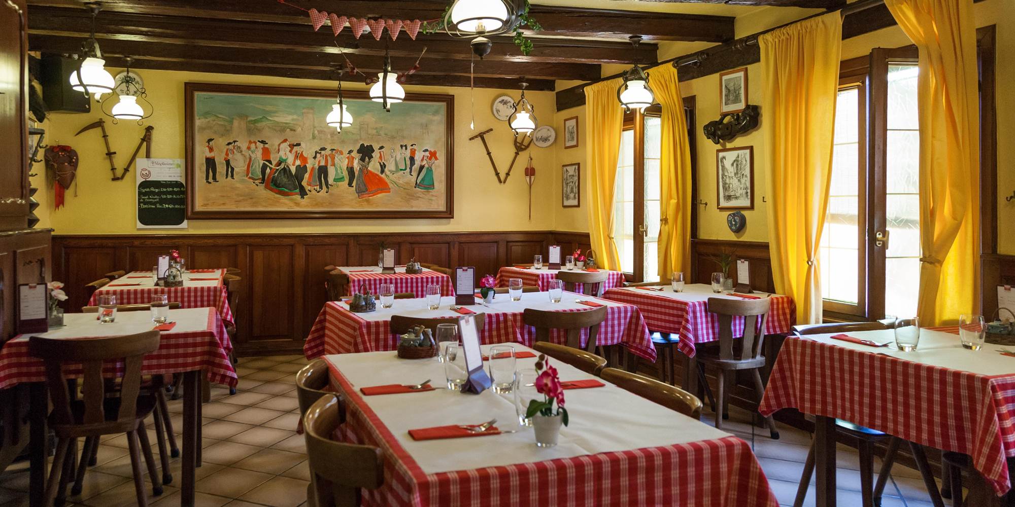 Salle Hotel Restaurant Zum schnogaloch Alsace Obernai