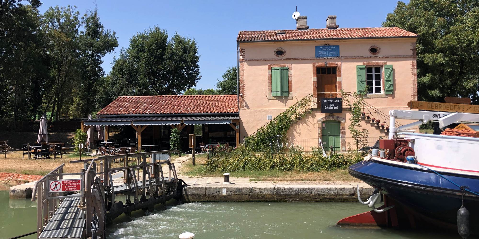 Resto Guinguette "Chez Gabriel" à l'écluse n°5bis