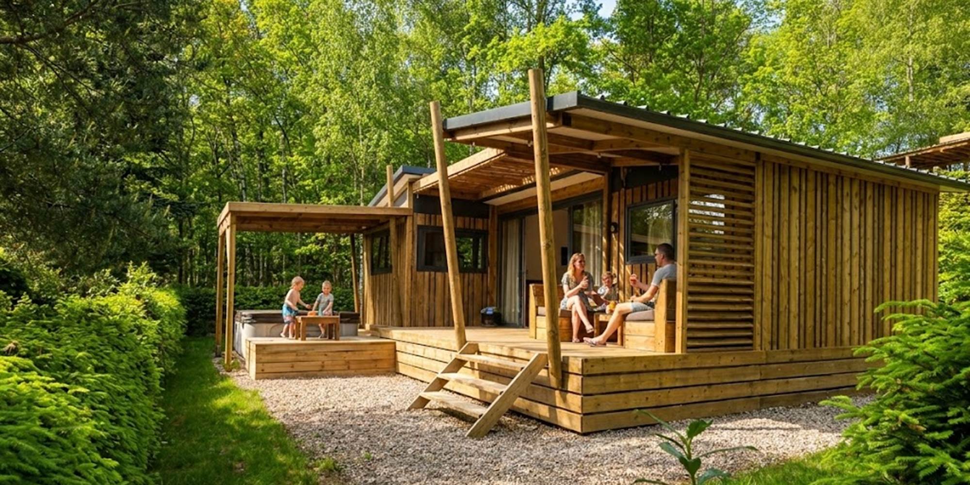 HY•Lødge Spa 5 personnes avec spa privatif