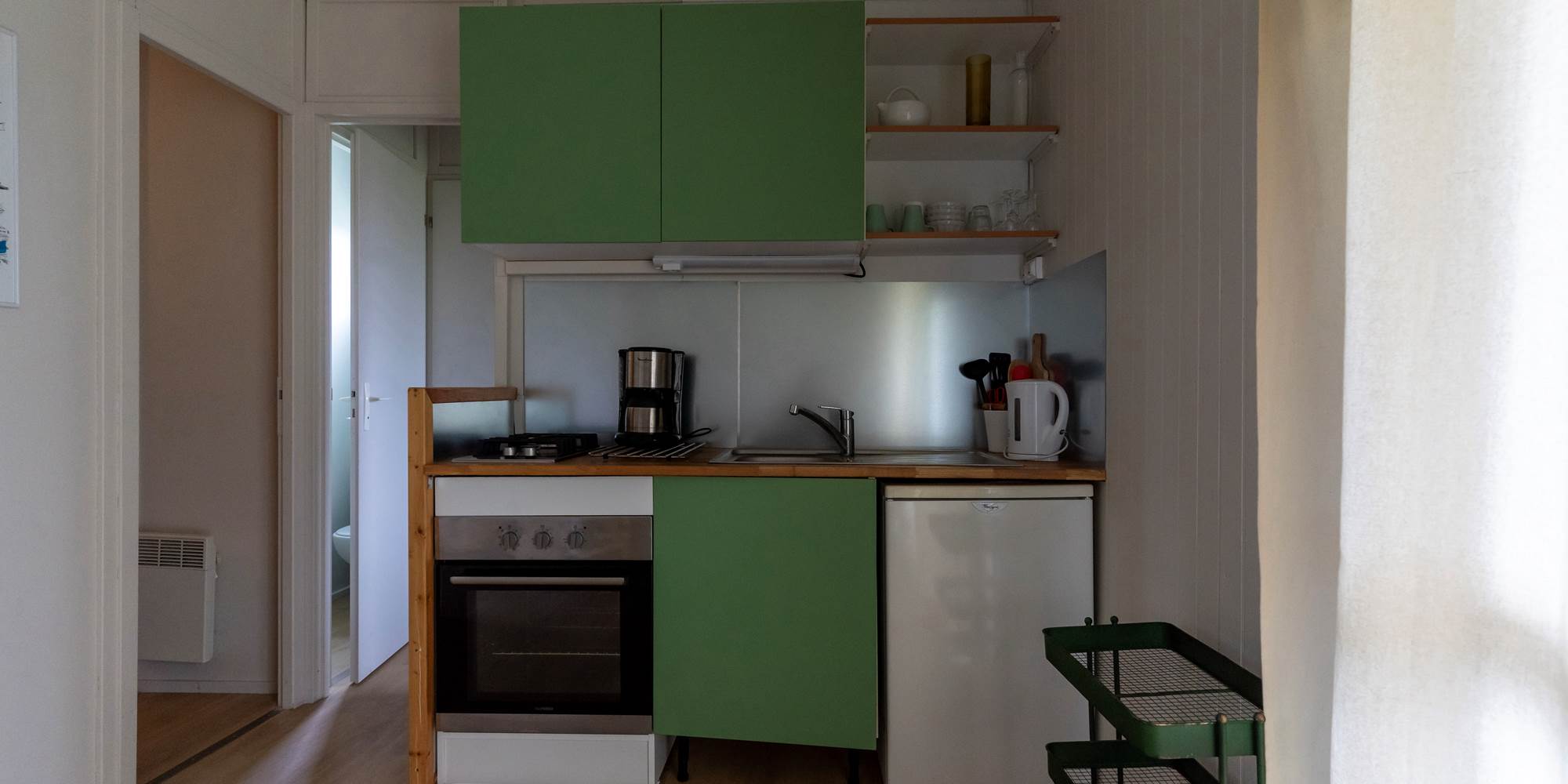 Cuisine neuve, cuisson au gaz, four