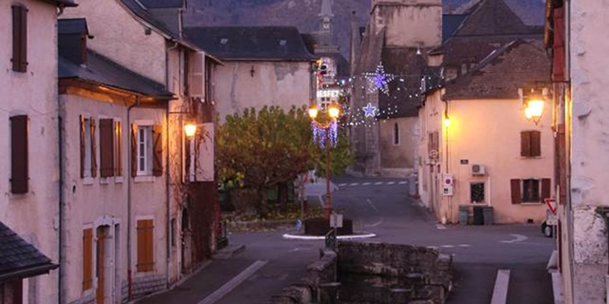 Gîte du Moulin : Au petit matin le jour de Noël.