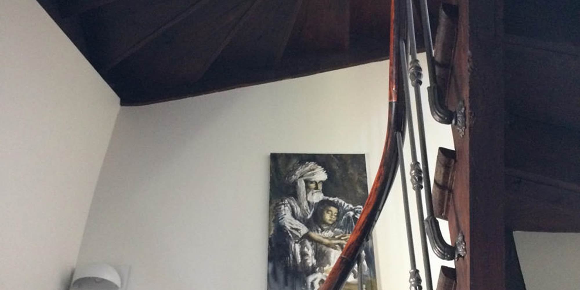 5_ Détail déco de l_escalier de La Terrasse