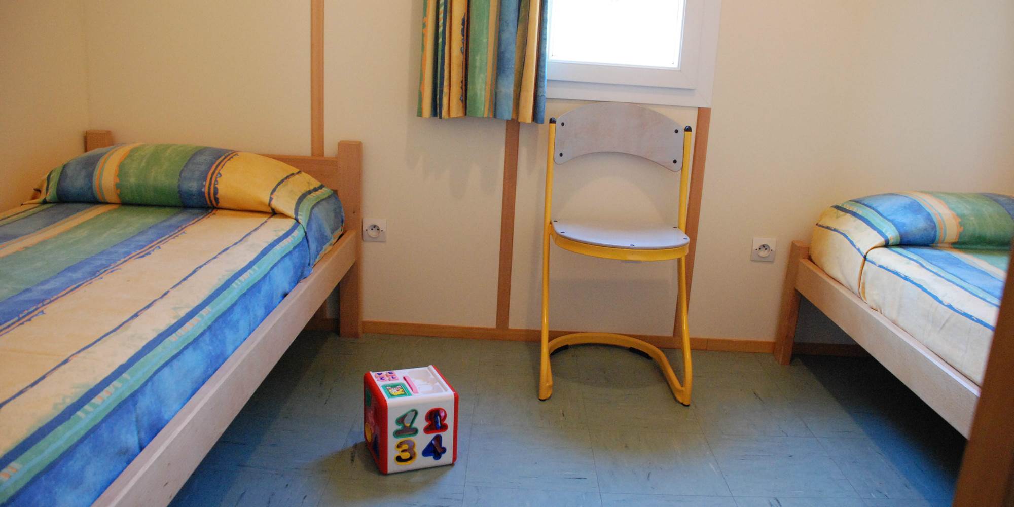 Les Chalets de la Margeride: Deuxième Chambre avec 2 lits individuels