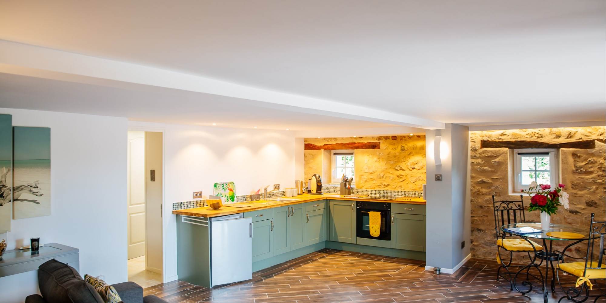 CUISINE EQUIPEE GITE DES MAGNOLIAS