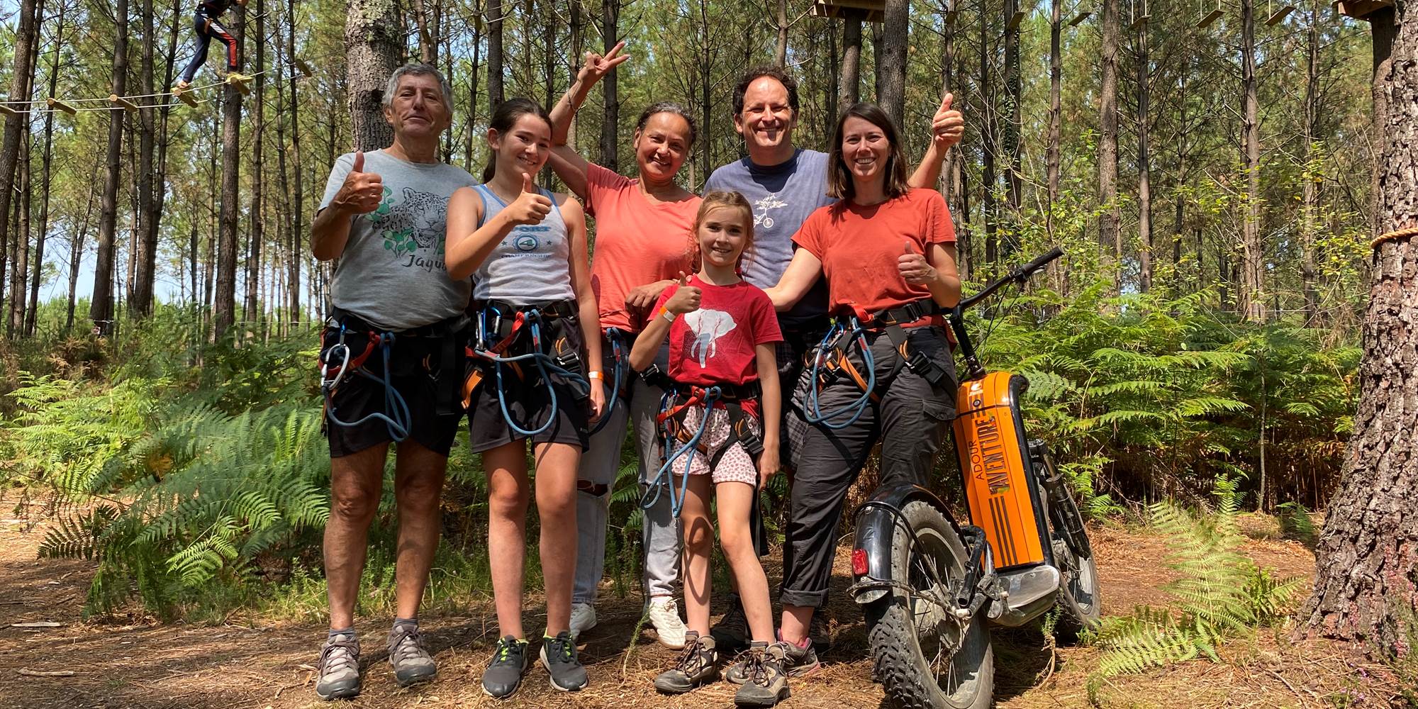 Parcours expert de l'accrobranche