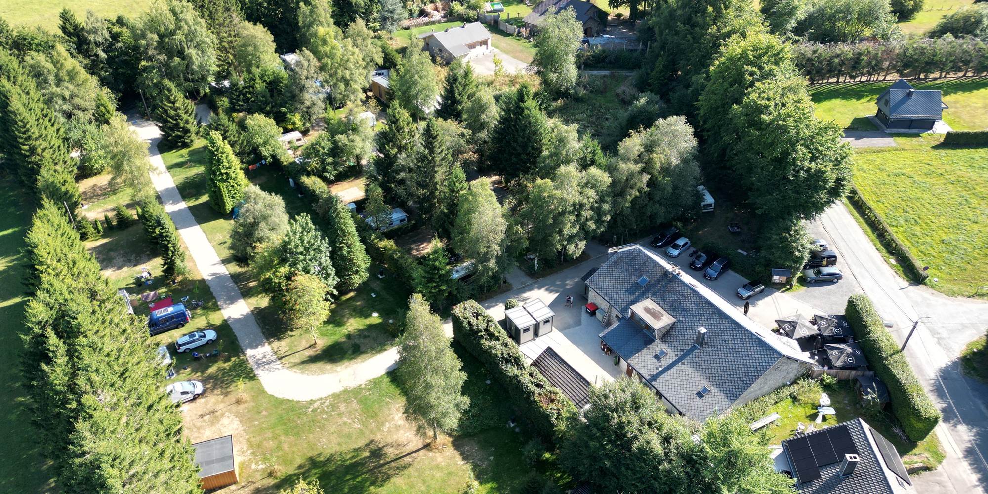 Camping vu du ciel