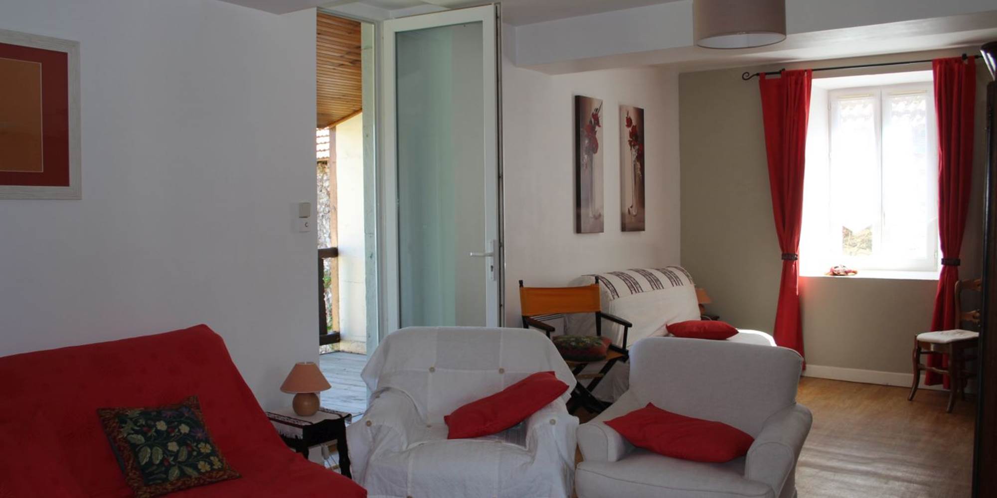 Gîte du Moulin : Le salon.