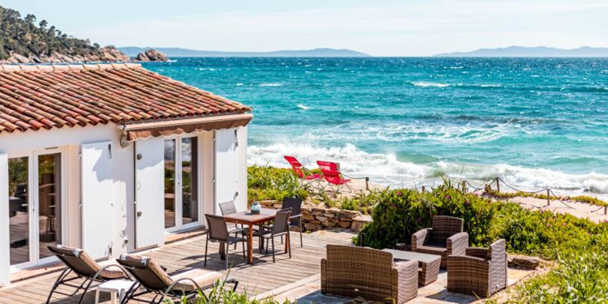 Terrasse bord de mer