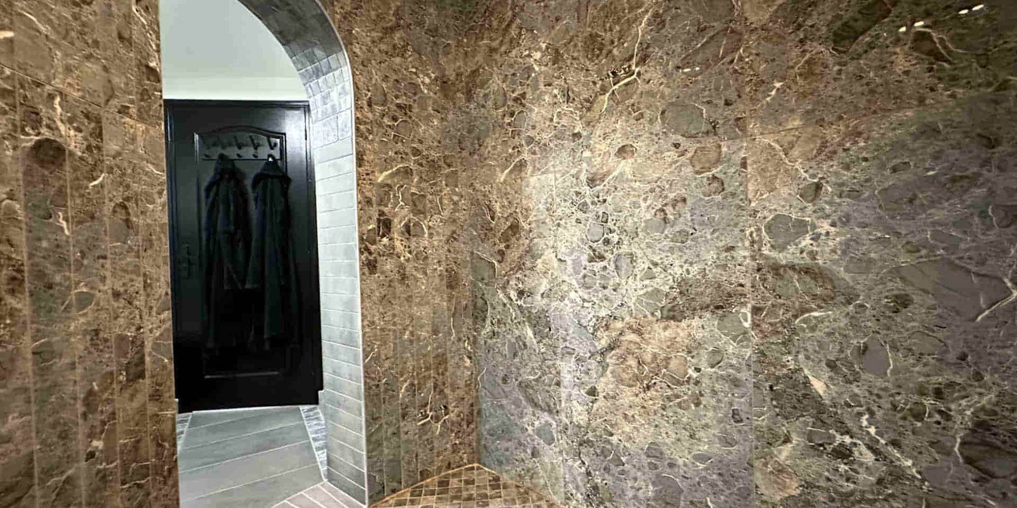 douche-avec-lumiere-led