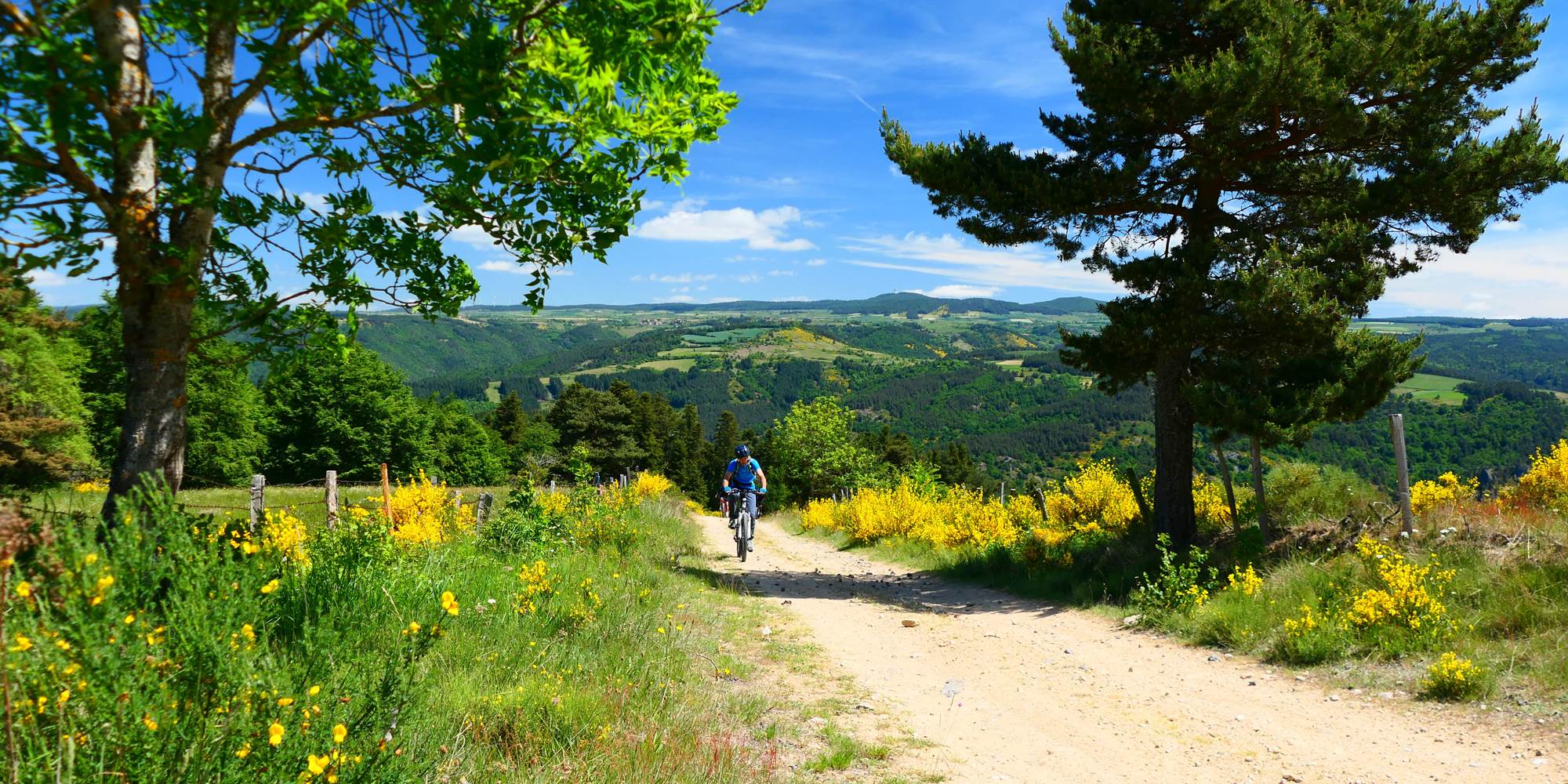 Ballade en VTT sur les chemins de Margeride