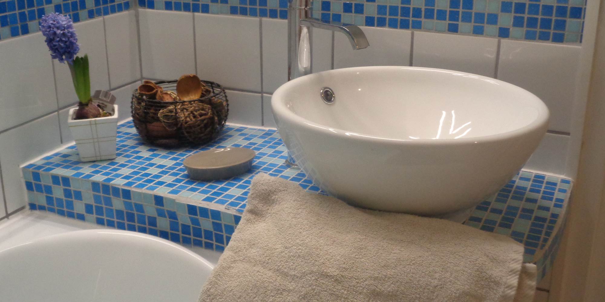 la nouvelle salle de bain myosotis