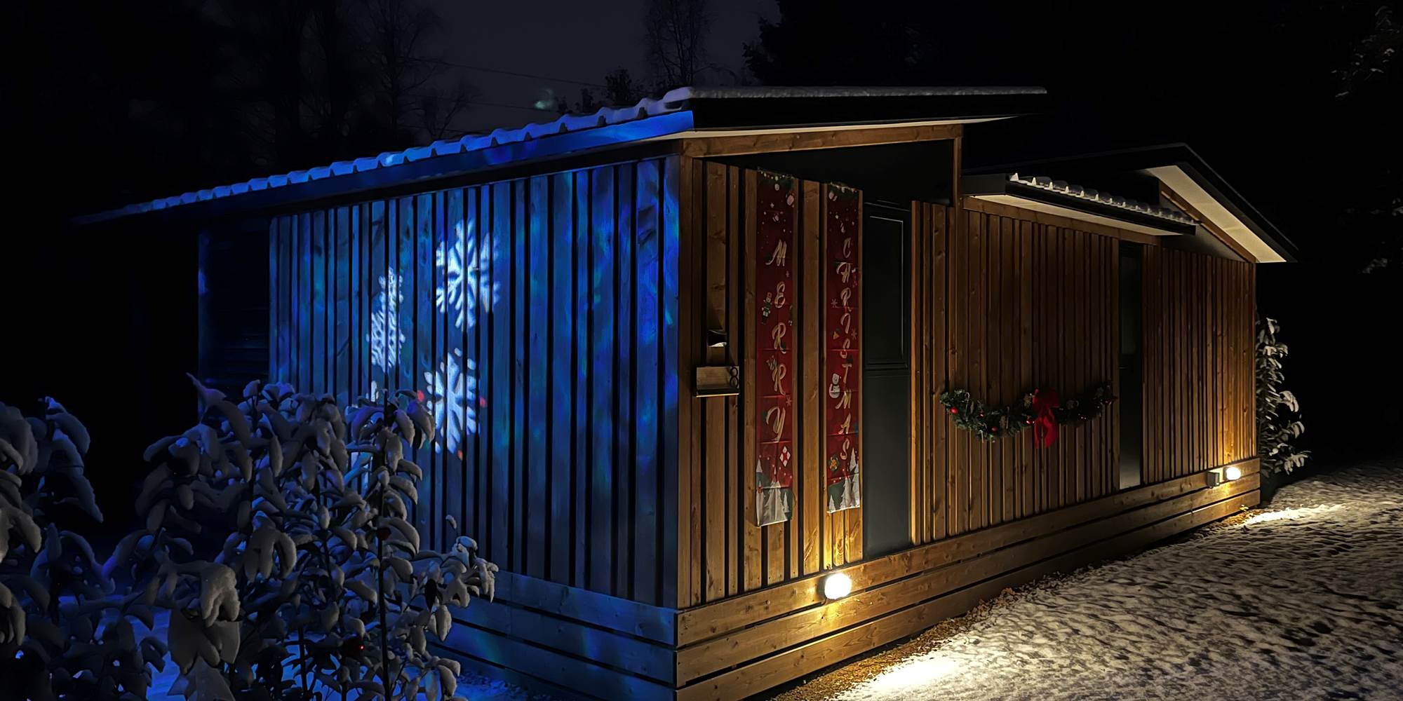 HY•Lødge Spa-5pers en hiver de nuit