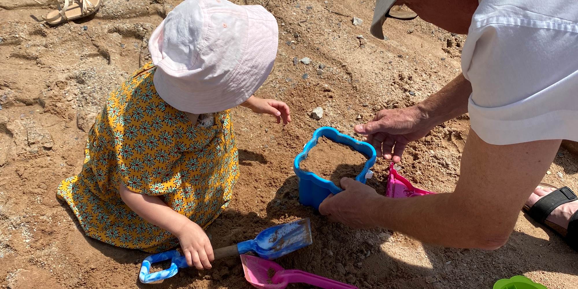 La plage du Lac du Causse