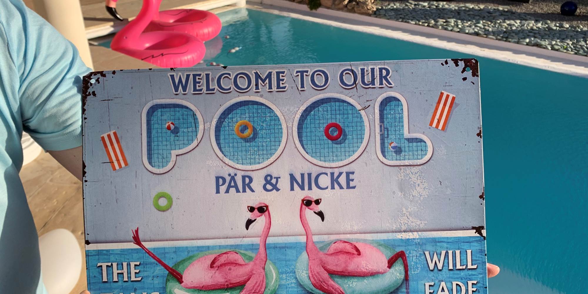 Pool sign