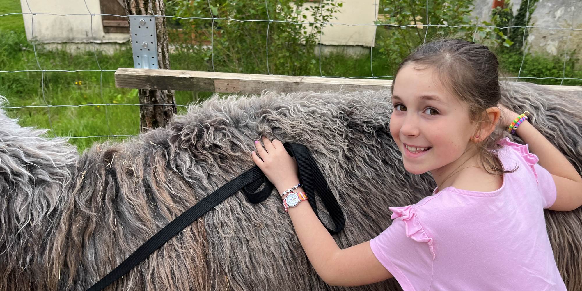 Les balades permettent un contact privilégié avec l'animal
