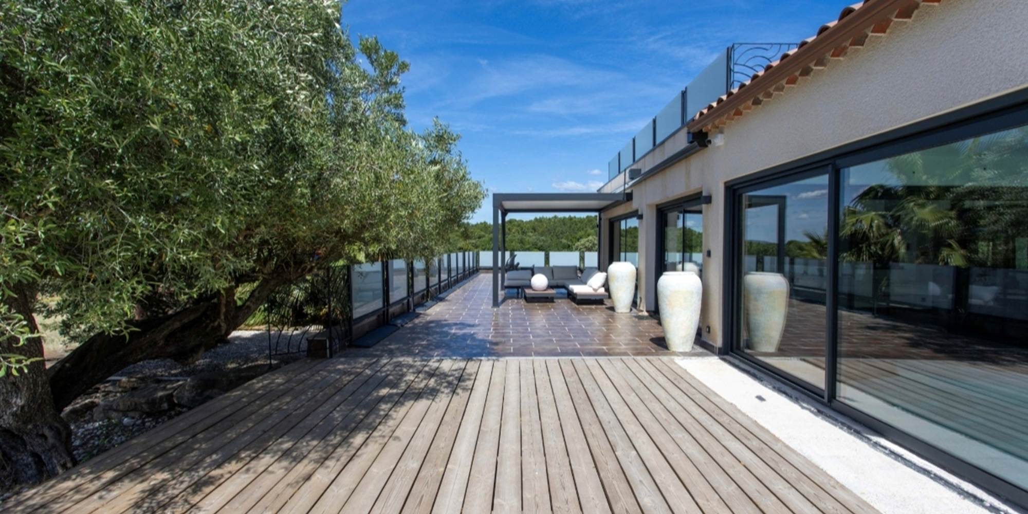Terrasse extérieure - vue panoramique