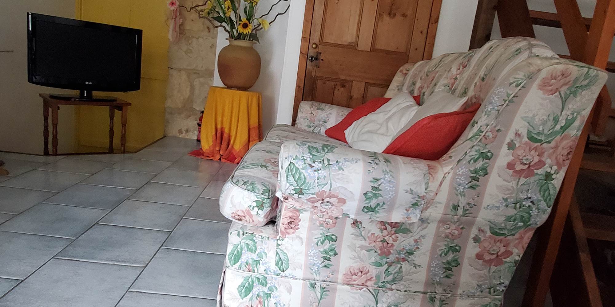 Gîte Coquelicot - Coin salon