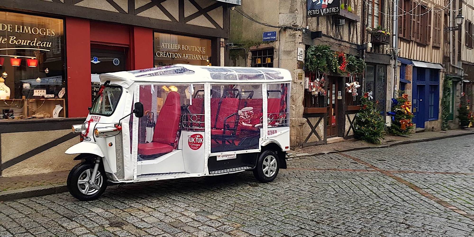 Tuk tuk Limoges circuit touristique