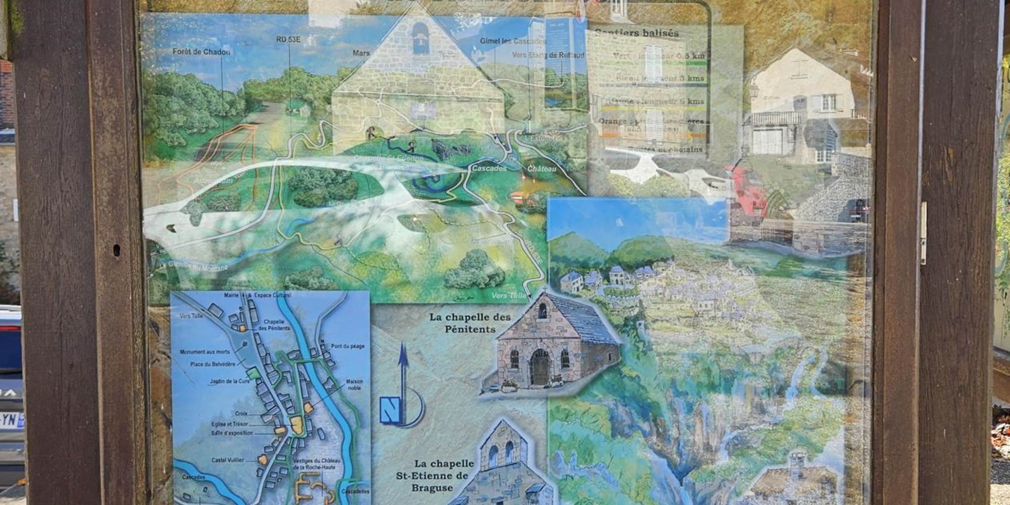 Nombreuses randonnées au départ de nos Gîtes "Le Chant des Sources" à Gimel-les-Cascades.