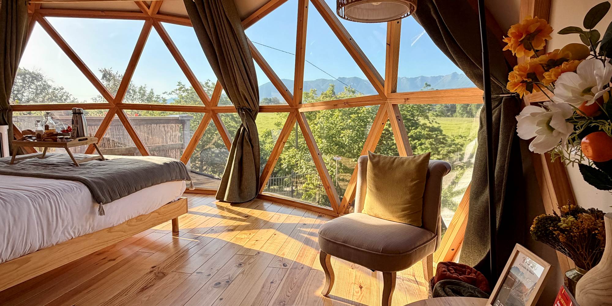Vue panoramique sur les Pyrénées