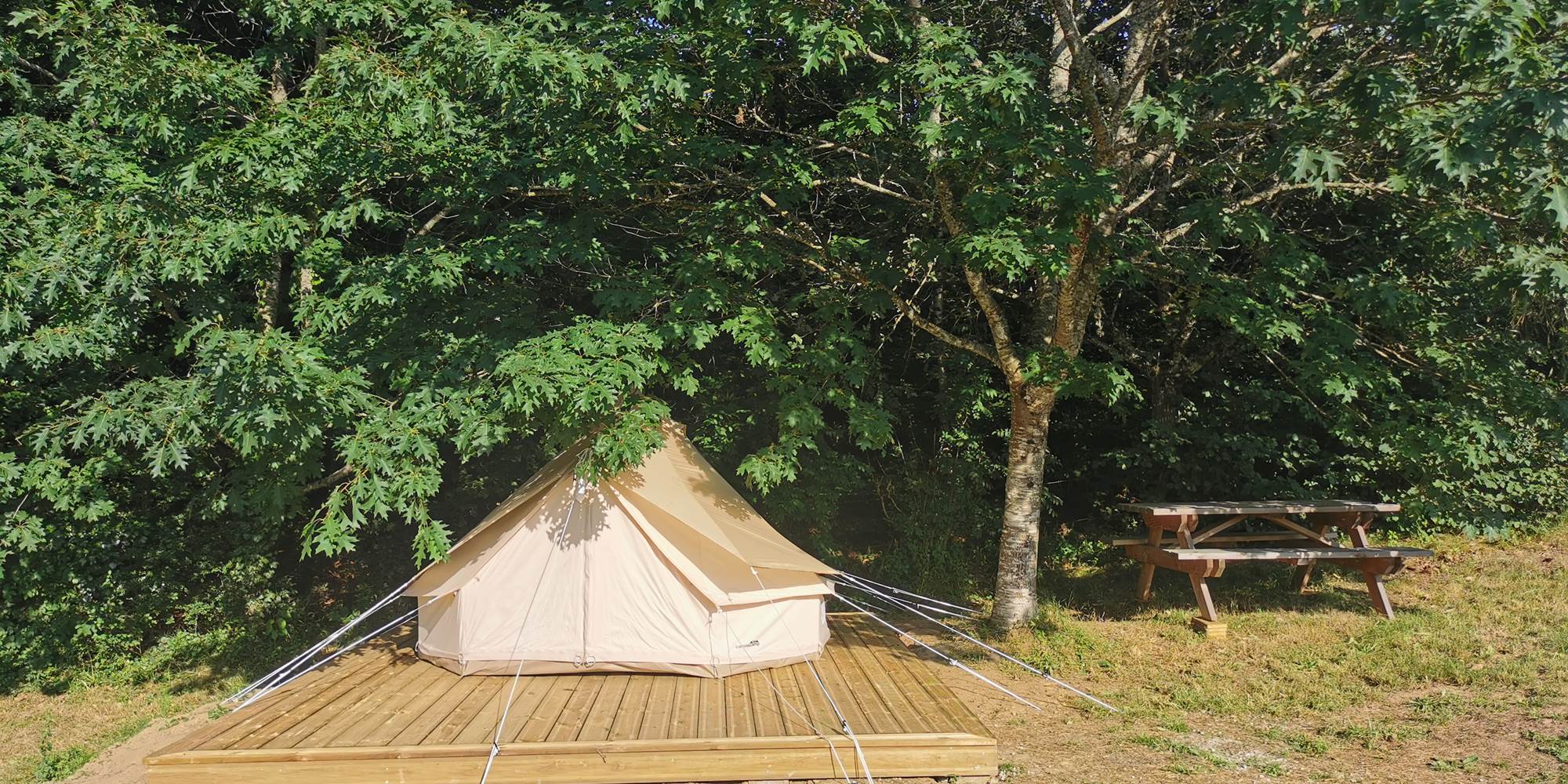 Tente en toile de coton 2_3 places