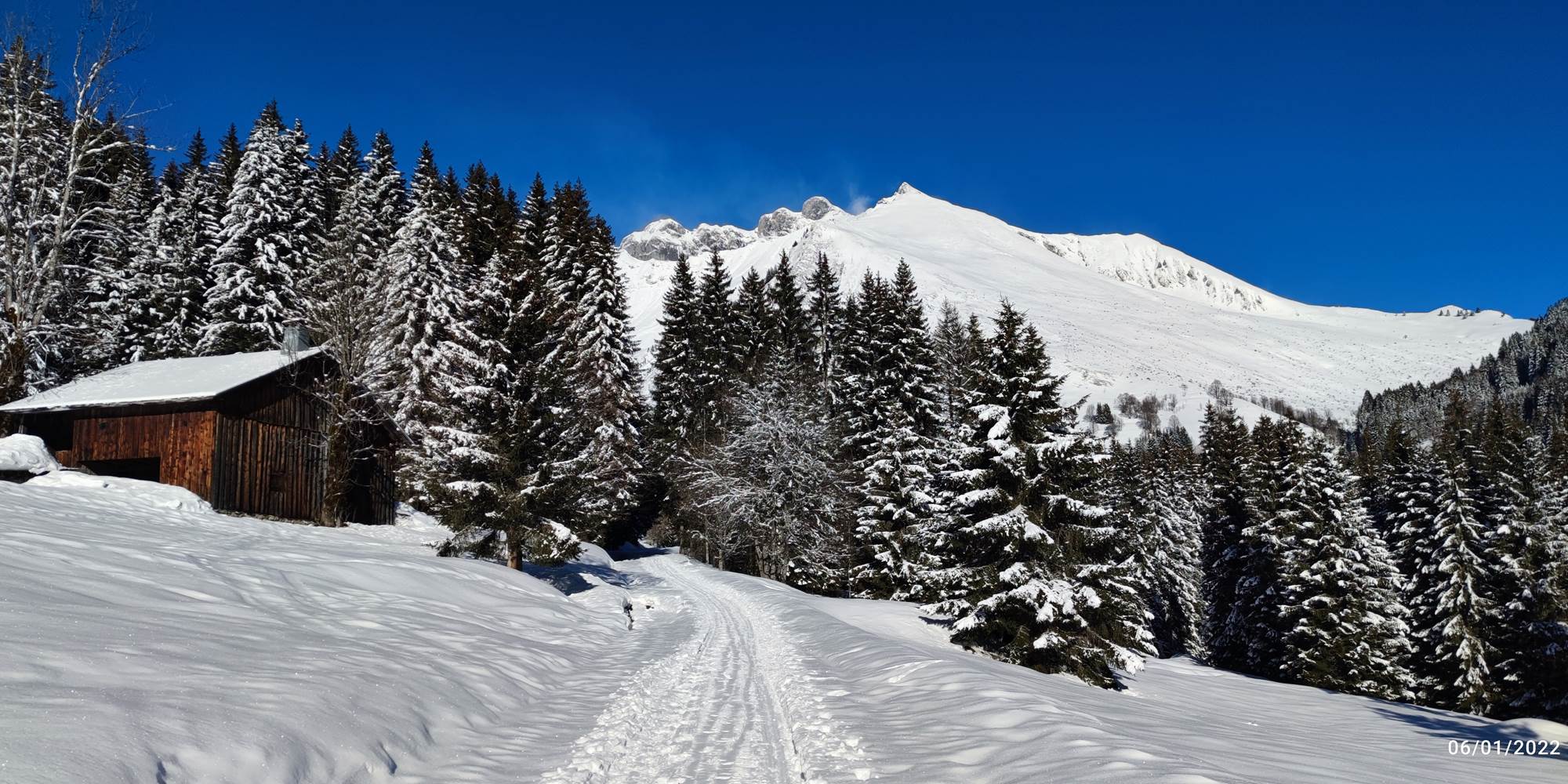 Sur le chemin d'accès à Beauregard