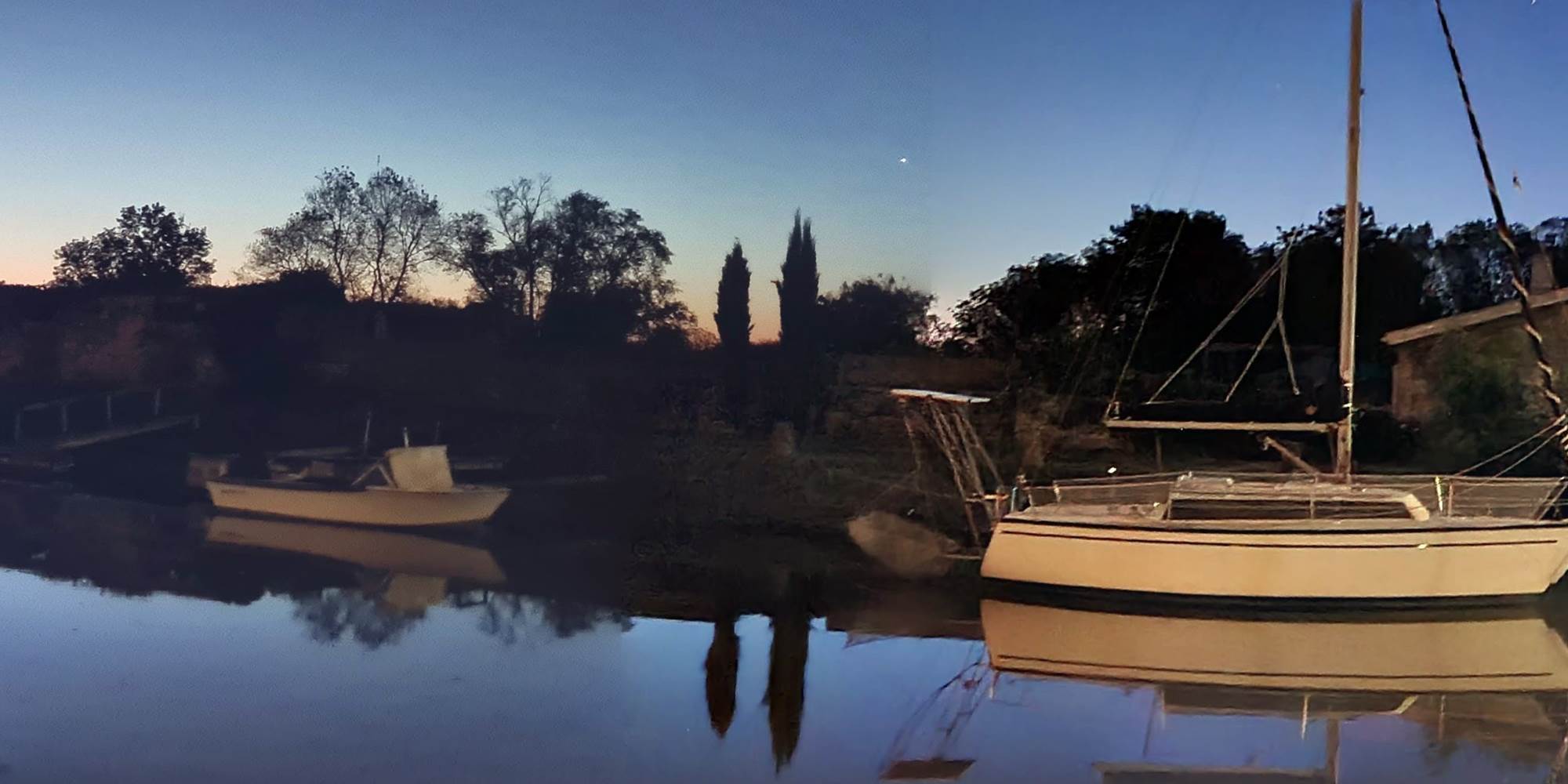 La maison vue du port