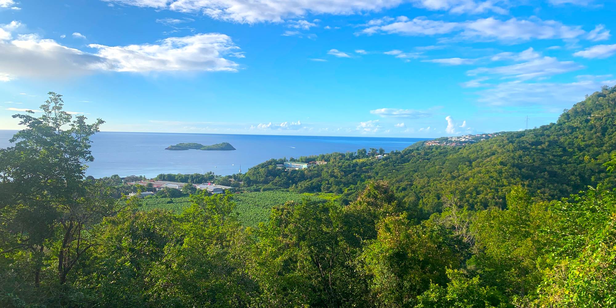 Vue panoramique depuis la vigie de la chambre à l'étage