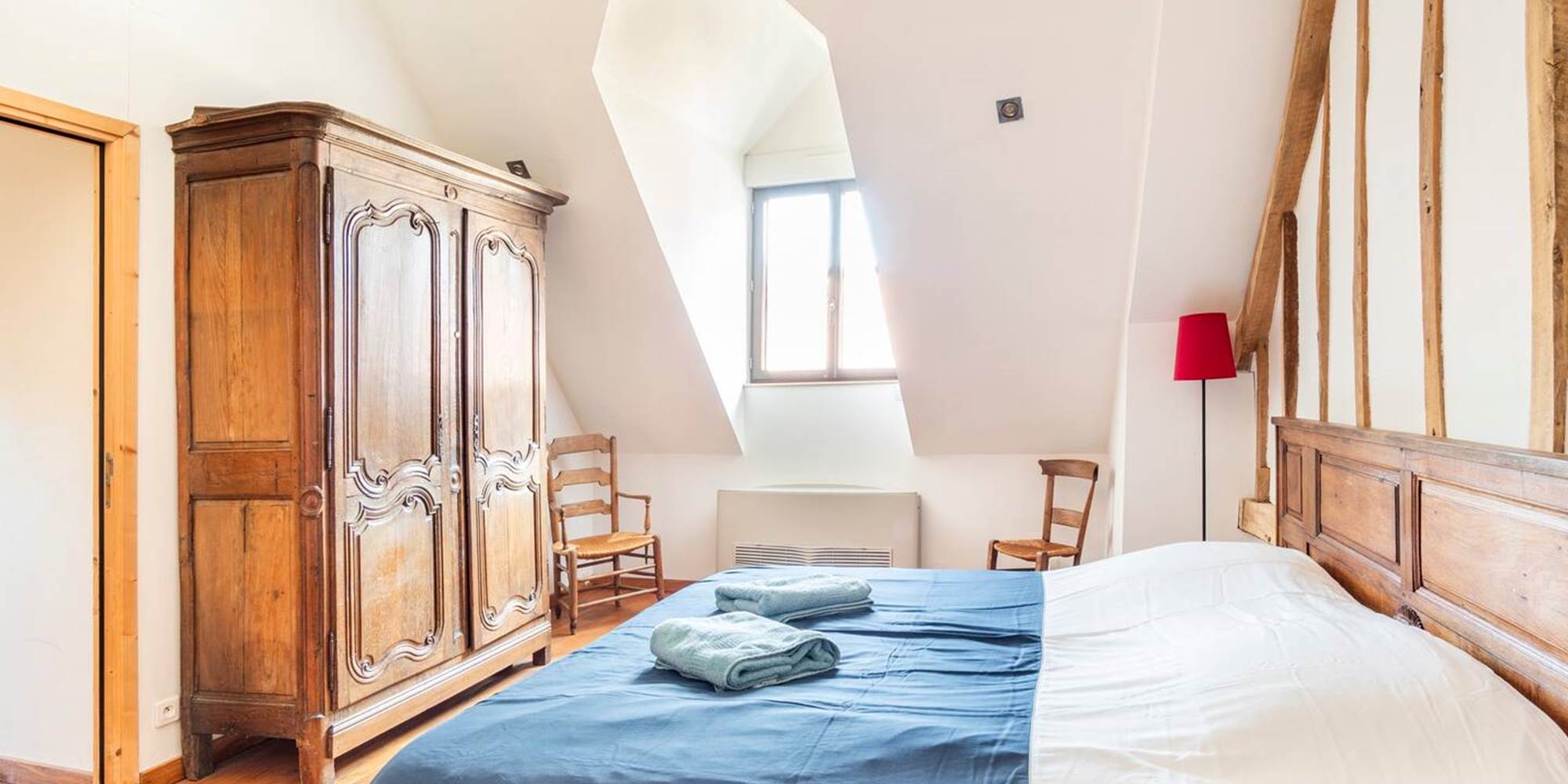 La grange Thiebault la gande chambre de l'etage