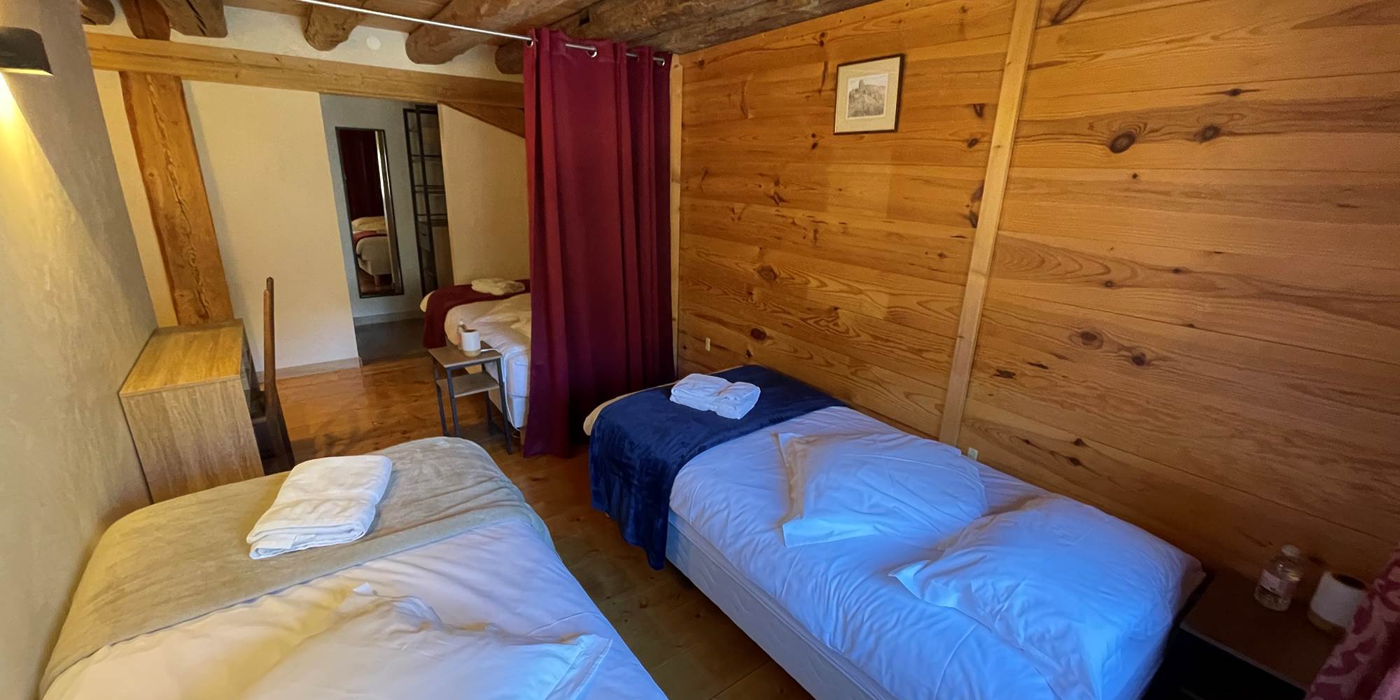 3 lits simples 90x190