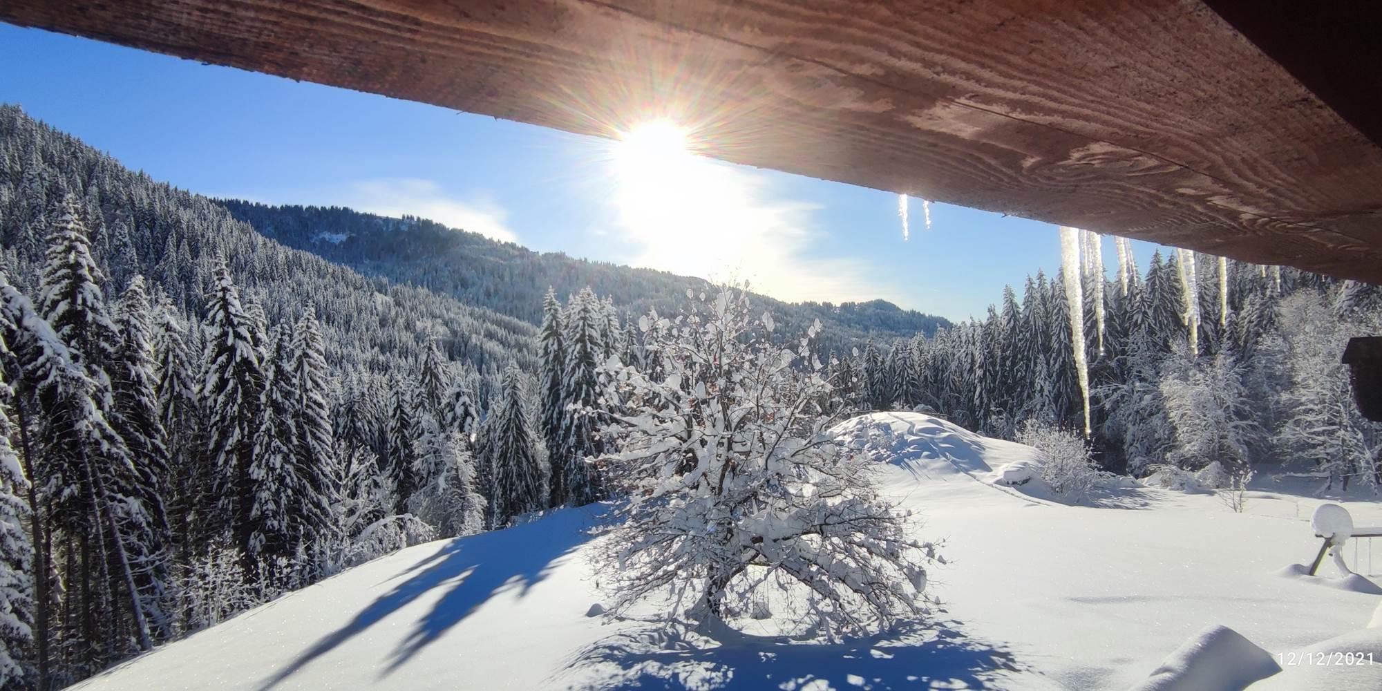 Soleil d'hiver depuis Beauregard