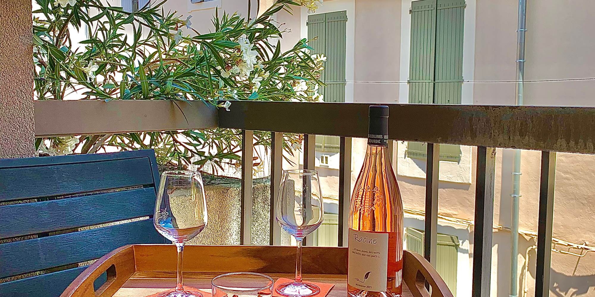 Chambre double avec terrasse