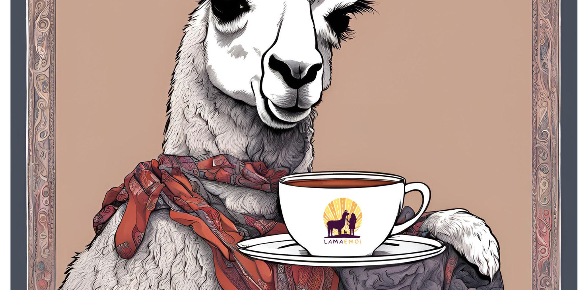 Petit-déjeuner des lamas