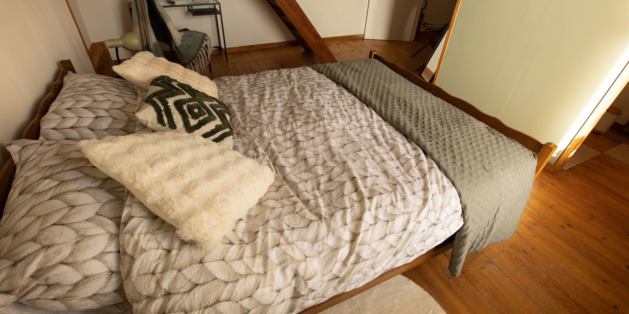 Chambre les Peupliers 2 personnes vue de la chambre