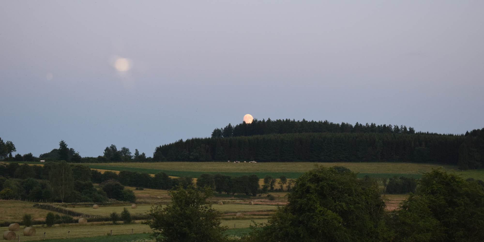 Lever de la lune