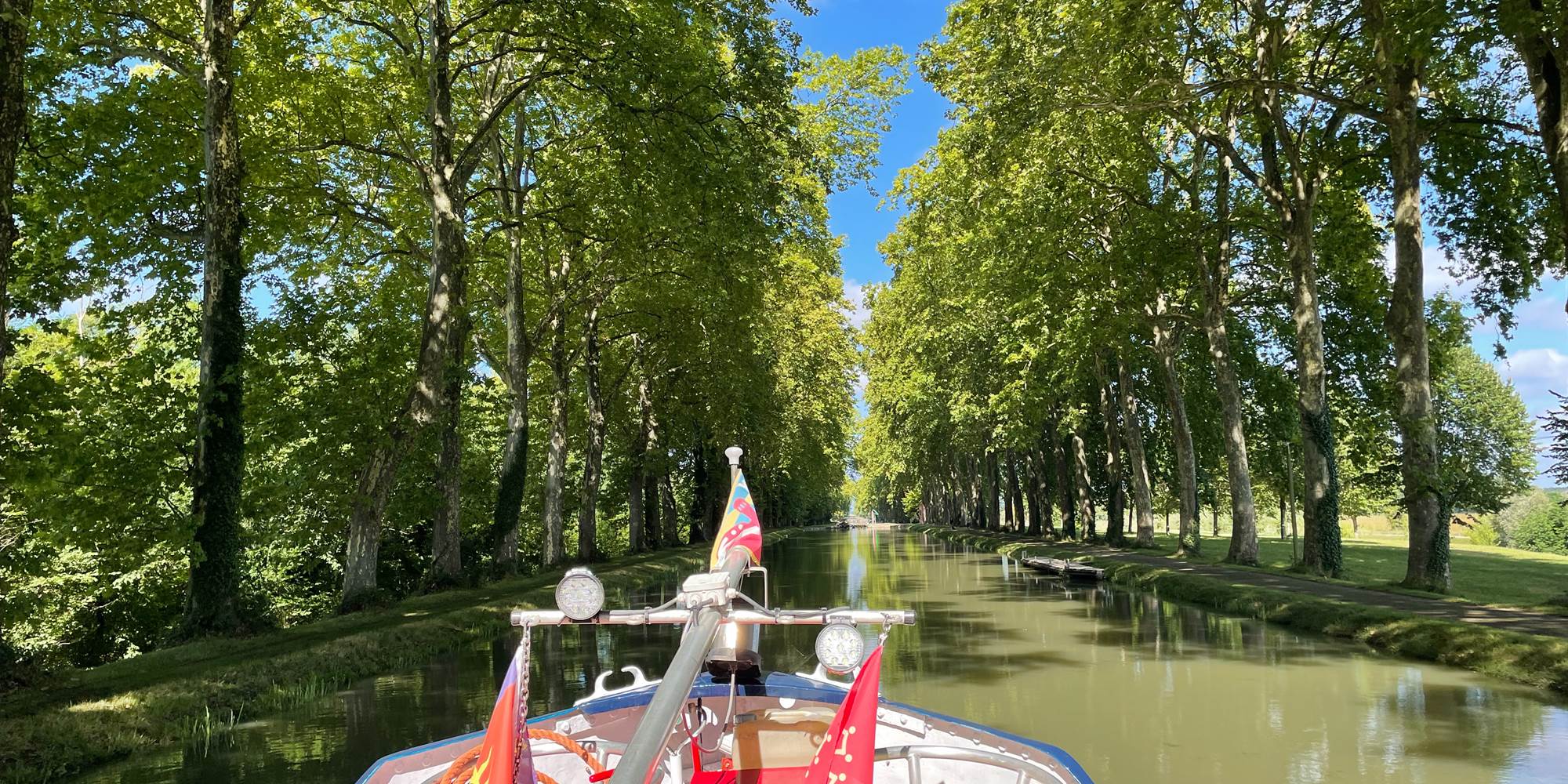 Descente des "éclusettes" de Montech à bord du Gaïa