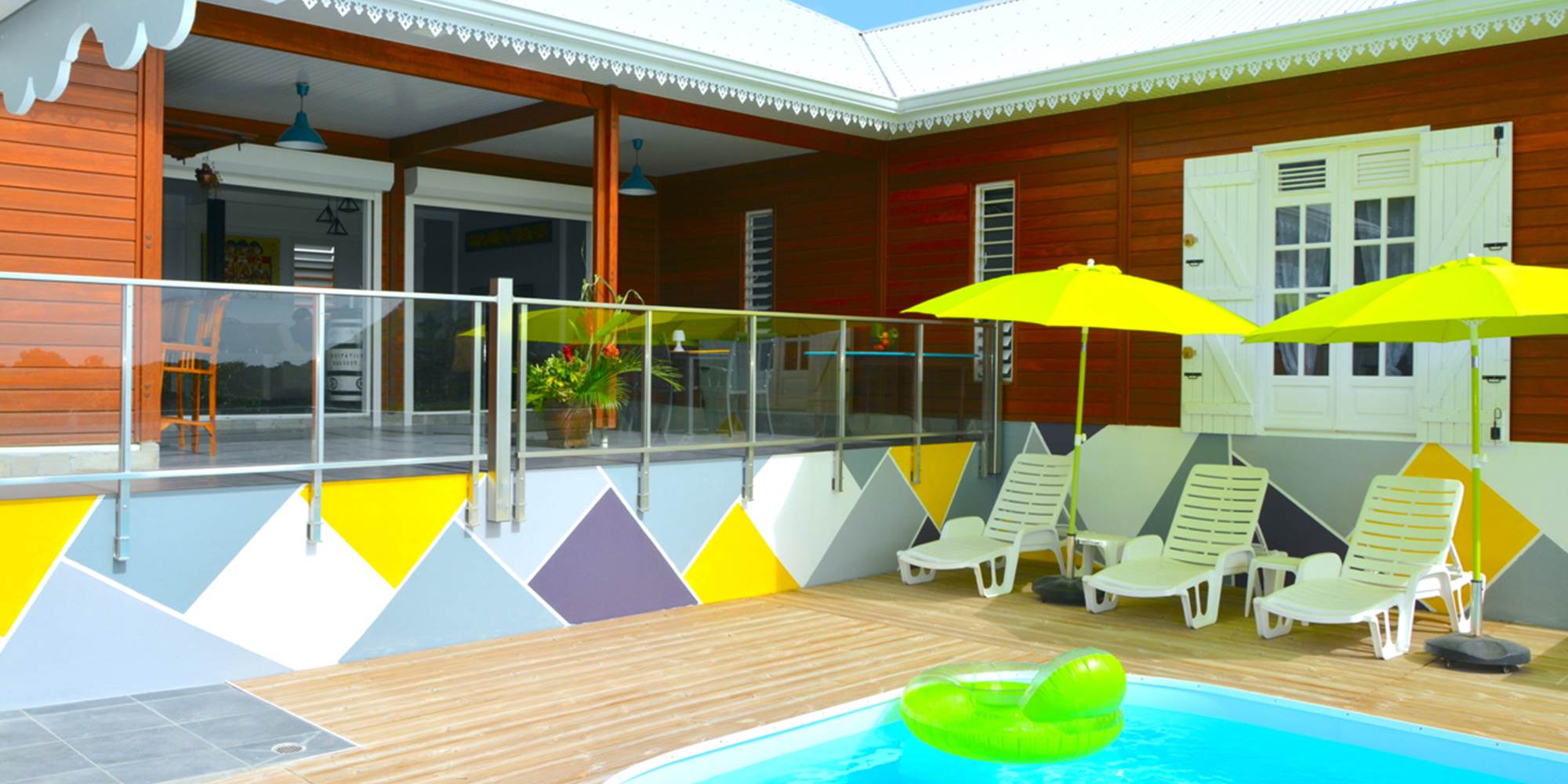 Vue extérieure terrasse