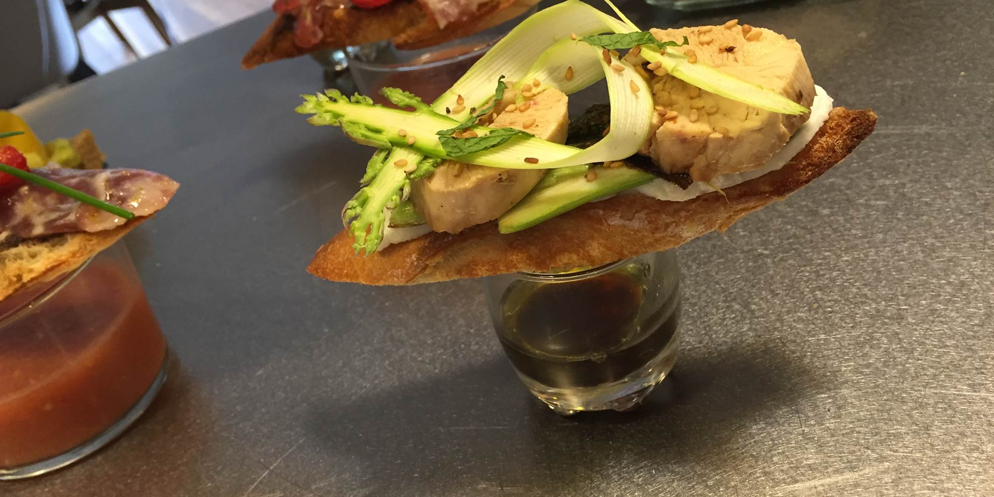 Exemple carte Pintxos séminaire