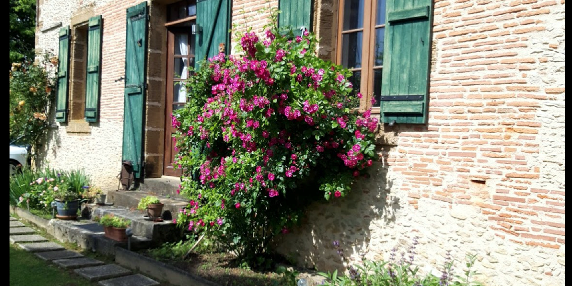 Cantau, maison entree